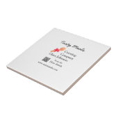 Catering-Dienstleistungen Name QR-Code Website Bäc Fliese (Seite)