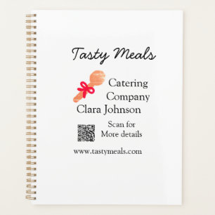 Catering-Dienstleistungen Name QR-Code Website Bäc Planer
