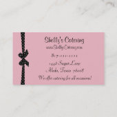 Catering Diva Visitenkarten Visitenkarte (Rückseite)