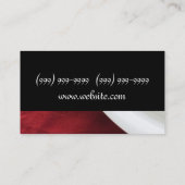 Catering/Food Business Card Visitenkarte (Rückseite)