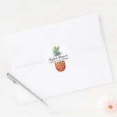 Catering für Ananas Runder Aufkleber (Umschlag)