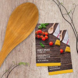 Catering für den persönlichen Koch Visitenkarte