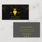 Catering für die Rohrleitung Tasche Backwaren Kond Visitenkarte (Vorne/Hinten)