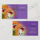 Catering, Geschäft, Fotovorlage Visitenkarte (Vorne/Hinten)