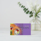 Catering, Geschäft, Fotovorlage Visitenkarte (Stehend Vorderseite)