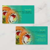 Catering-Geschäft, Fotovorlage Visitenkarte (Vorne/Hinten)