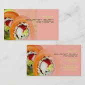 Catering, Geschäft, Fotovorlage Visitenkarte (Vorne/Hinten)