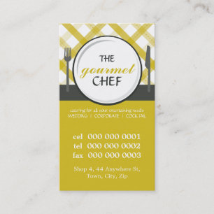 CATERING-GESCHÄFTS-KARTE:: Tabelle, die 10P Visitenkarte