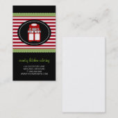 Catering-Geschäfts-Karten Visitenkarte (Vorne/Hinten)