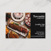 Catering Ham und Süßigkeiten Visitenkarte (Vorderseite)