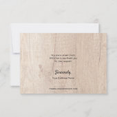 Catering Holz Foto Collage modern Danke (Rückseite)