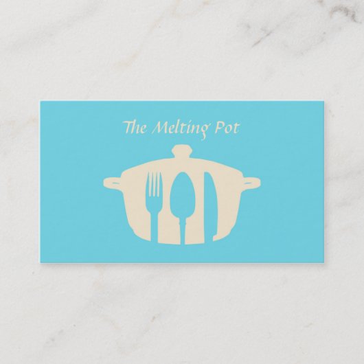 Catering-Karten Visitenkarte (Vorderseite)