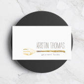 Catering, Koch, Lebensmittelkarte Visitenkarte