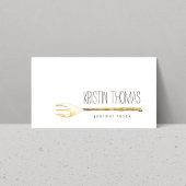 Catering, Koch, Lebensmittelkarte Visitenkarte