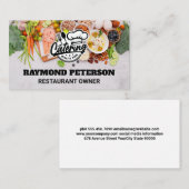 Catering-Koch-Logo | Verbreitung von Nahrungsmitte Visitenkarte (Vorne/Hinten)