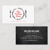 Catering, Koch, Restaurant Visitenkarte (Vorne/Hinten)