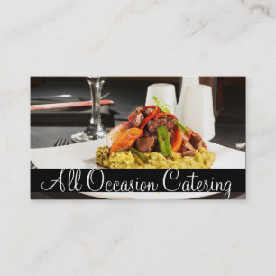 Catering Koch Wedding Planner Food Restaurant Visitenkarte