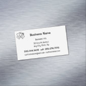 Catering Kochkünste Magnetische Visitenkarte (Beispiel)