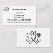 Catering Kochkünste Visitenkarte (Vorne/Hinten)