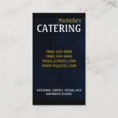 Catering, Küche, Restaurant, Koch, Visitenkarte (Rückseite)