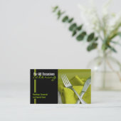 Catering, Lebensmittel, Visitenkarte (Stehend Vorderseite)