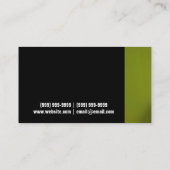 Catering, Lebensmittel, Visitenkarte (Rückseite)