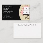 Catering Moderne neue Visitenkarten Visitenkarte (Vorne/Hinten)