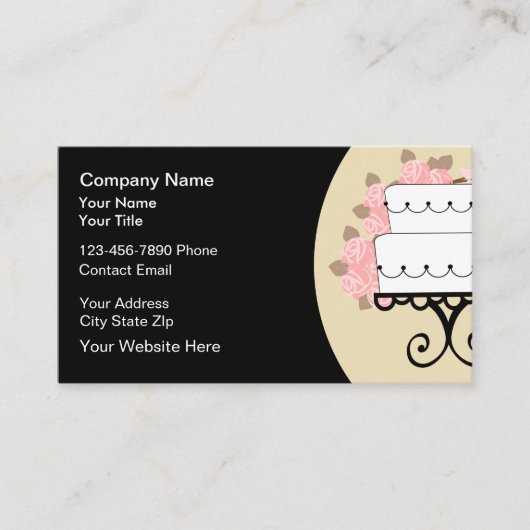 Catering Moderne neue Visitenkarten Visitenkarte (Vorderseite)