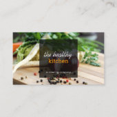Catering oder Koch - Visitenkarte für frisches Gem (Vorderseite)