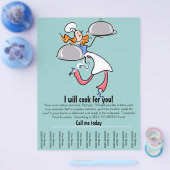 Catering oder Persönlicher Koch Flyer (Einzeln)