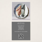 Catering- oder Restaurantkarte (Vorne & Hinten)