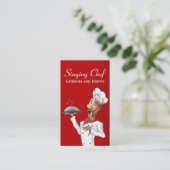 Catering oder Veranstaltungsplanung für den Koch Visitenkarte (Stehend Vorderseite)