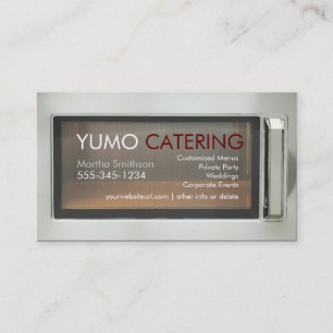 Catering-Ofen-Gastfreundschafts-Geschäfts-Karte Visitenkarte