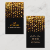 Catering Party Hochzeitsplaner Restaurant Visitenkarte (Vorne/Hinten)