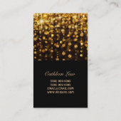 Catering Party Hochzeitsplaner Restaurant Visitenkarte (Rückseite)