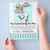 Catering Personal Koch Cook Tear Sheet Advertising Flyer (Hand)