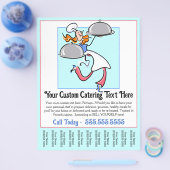 Catering Personal Koch Cook Tear Sheet Advertising Flyer (Einzeln)
