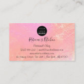 Catering Personal Koch Kitchen Knifes Golden Tropf Visitenkarte (Rückseite)