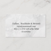 Catering Personal Koch Restaurant Tropfen Red Gold Visitenkarte (Rückseite)