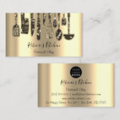 Catering Personal Koch Restaurant Visitenkarte (Vorne/Hinten)