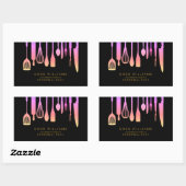 Catering Persönlicher Koch Küche Geschirr Rechteckiger Aufkleber (Blatt)