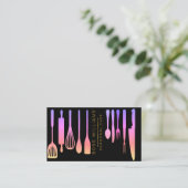 Catering Persönlicher Koch Küche Geschirrspüler Visitenkarte (Stehend Vorderseite)