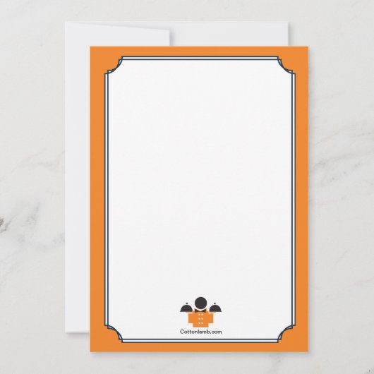 Catering Probe Abendessen Einladung (Rückseite)