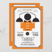 Catering Probe Abendessen Einladung (Vorne/Hinten)