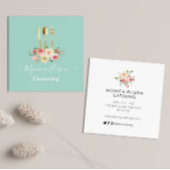 Catering Quadratische Visitenkarte