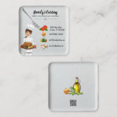 Catering Quadratische Visitenkarte (Vorne/Hinten)