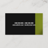 Catering Restaurant Business Card Visitenkarte (Rückseite)