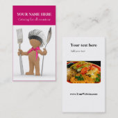 Catering: Restaurant-Koch-CaféBistro "cooler Koch Visitenkarte (Vorne/Hinten)