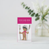 Catering: Restaurant-Koch-CaféBistro "cooler Koch Visitenkarte (Stehend Vorderseite)