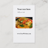 Catering: Restaurant-Koch-CaféBistro "cooler Koch Visitenkarte (Rückseite)